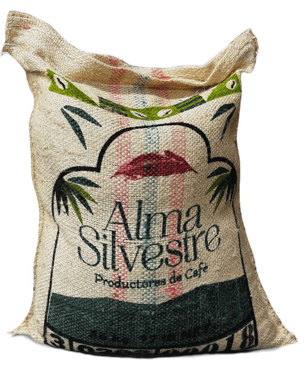 The coffee bag of Alma Silvestre from Quindio, Colombia 