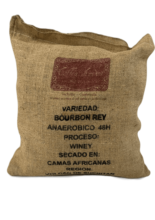 Sac de 10 kg de grains de café vert de spécialité Bourbon Rey du Guatémala, issus de Coffea diversa, Winey - Vente en gros