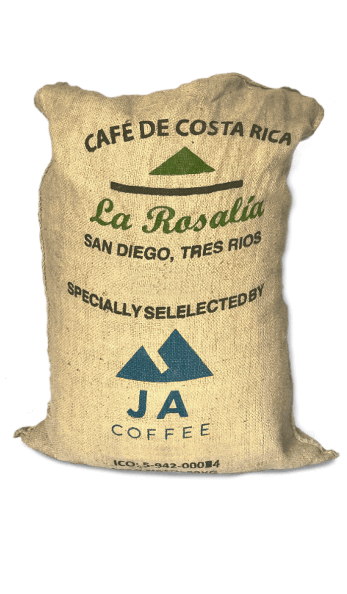 Finca La Rosalia washed coffee from the Tres Rios region in Costa Rica. 