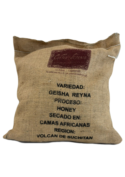 Sac de 10 kg de grains de café vert de spécialité Queen Geisha du Guatémala, issus de Coffea diversa, traitement au miel - Vente en gros