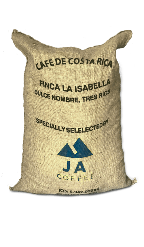 Specialty green coffee from Finca La Isabella in Costa Rica