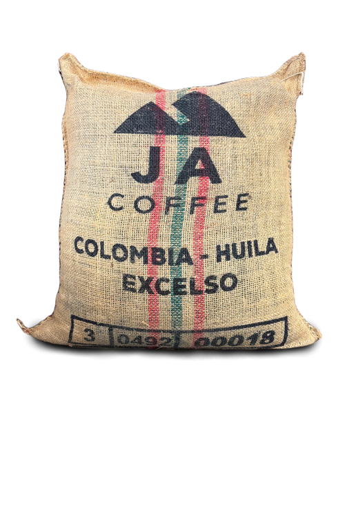 Excelso coffee bag from Huila, Colombia 