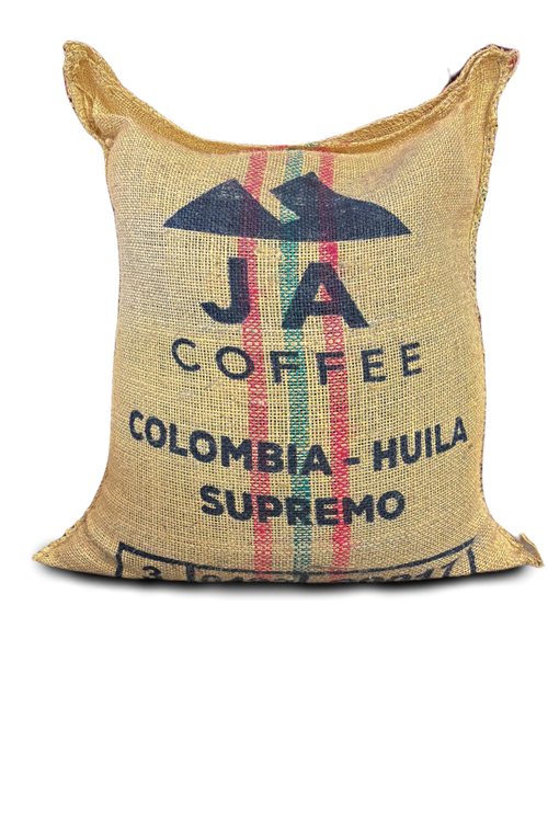 Supremo coffee bag from Huila, Colombia