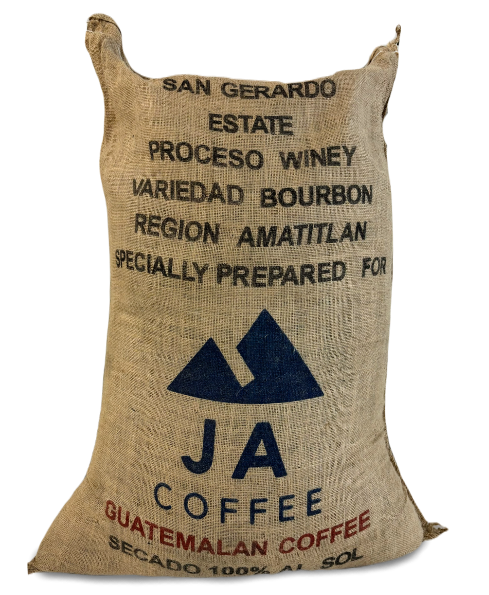 Sac de 69kg de Guatemala San Gerardp, Bourbon - Grains de café vert de spécialité, Lavés - Vente en gros